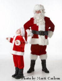 Michael in a Santa Suit